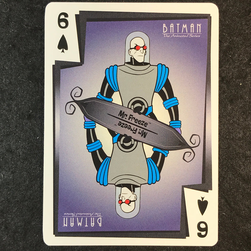 2025 Batman the Animated Series MR. FREEZE Jokers Wild 6 of Spades