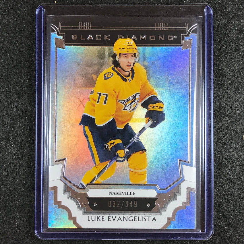 2023-24 Black Diamond NHL LUKE EVANGELISTA Rookie Base 32/349