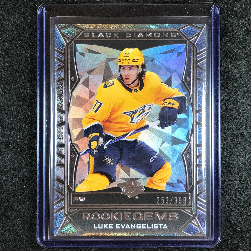 2023-24 Black Diamond NHL LUKE EVANGELISTA Rookie Gems 253/399