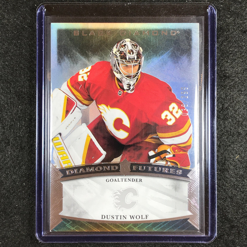 2023-24 Black Diamond NHL DUSTIN WOLF Diamond Futures Rookie 36/299