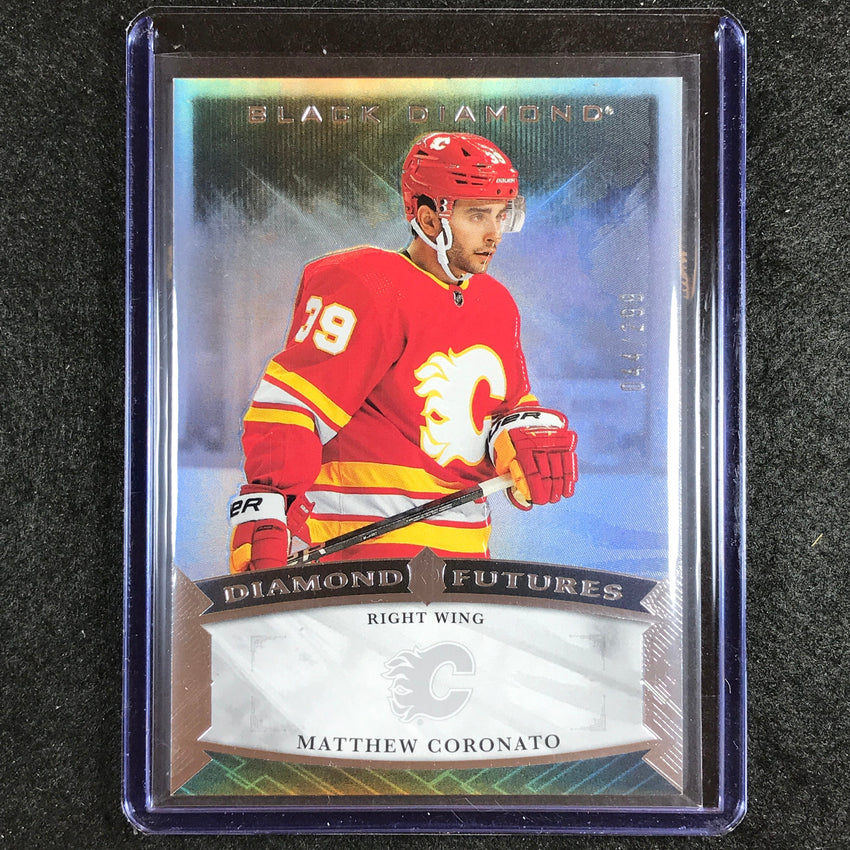 2023-24 Black Diamond NHL MATTHEW CORONATO Diamond Futures Rookie 44/299