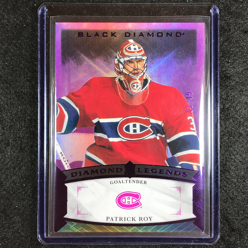 2023-24 Black Diamond NHL PATRICK ROY Diamond Legends Purple 2/49