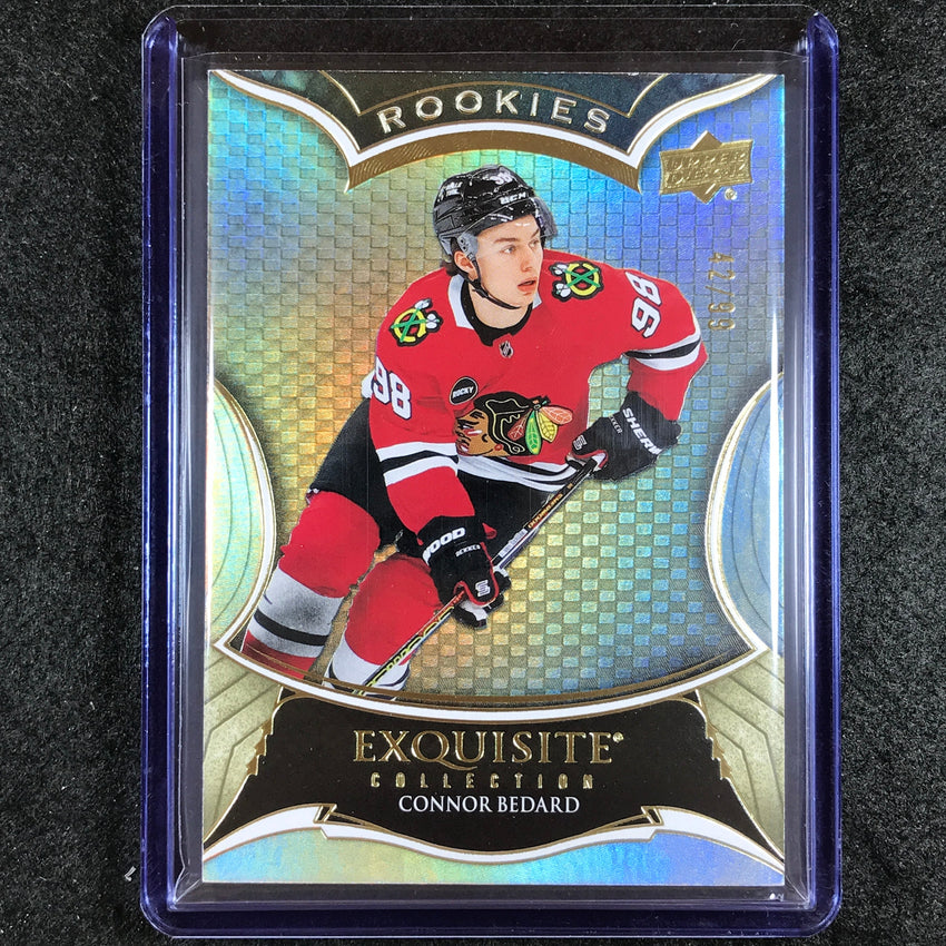 2023-24 Black Diamond NHL CONNOR BEDARD Exquisite Collection Rookie Gold 42/99
