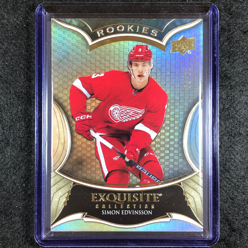 2023-24 Black Diamond NHL SIMON EDVINSSON Exquisite Collection Rookie Gold 79/99
