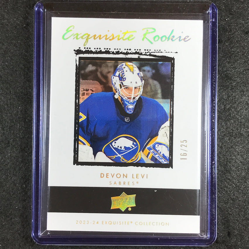 2023-24 Black Diamond NHL DEVON LEVI Exquisite 2009-10 Retro Rookies Gold 16/25