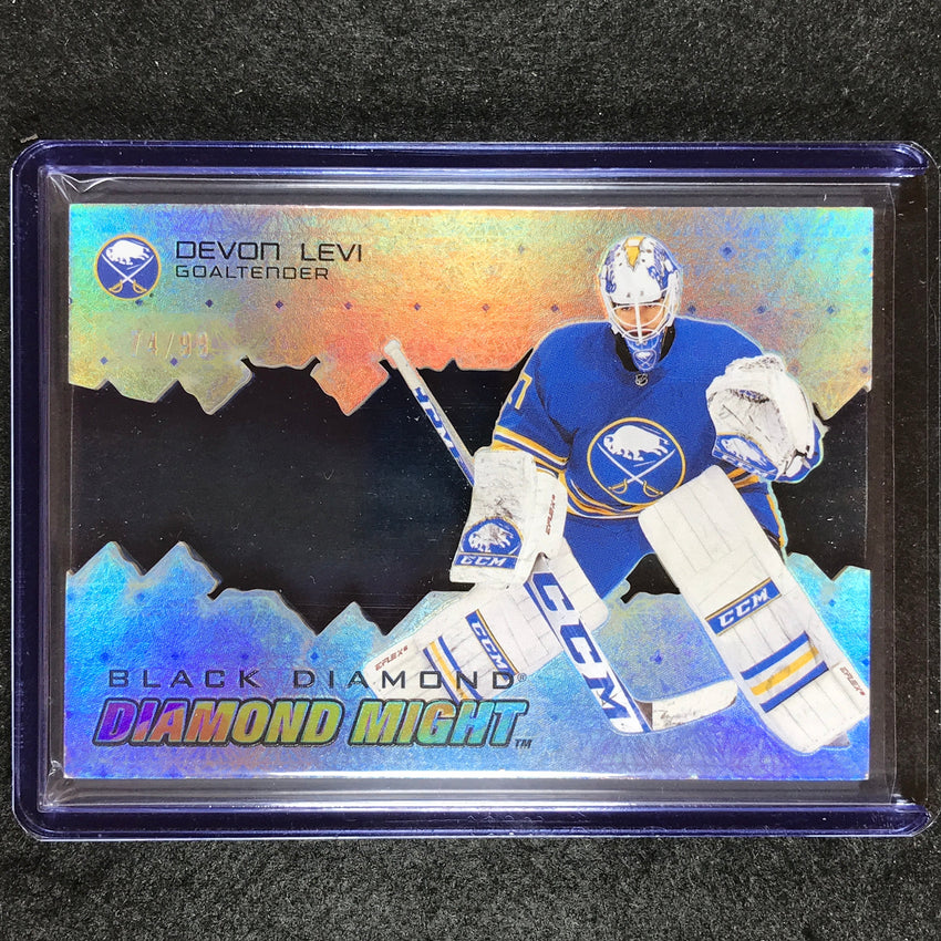 2023-24 Black Diamond NHL DEVON LEVI Diamond Might Rookie 74/99