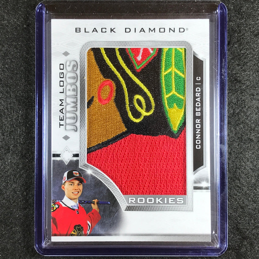 2023-24 Black Diamond NHL CONNOR BEDARD Rookie Team Logo Jumbo Patch No. CB
