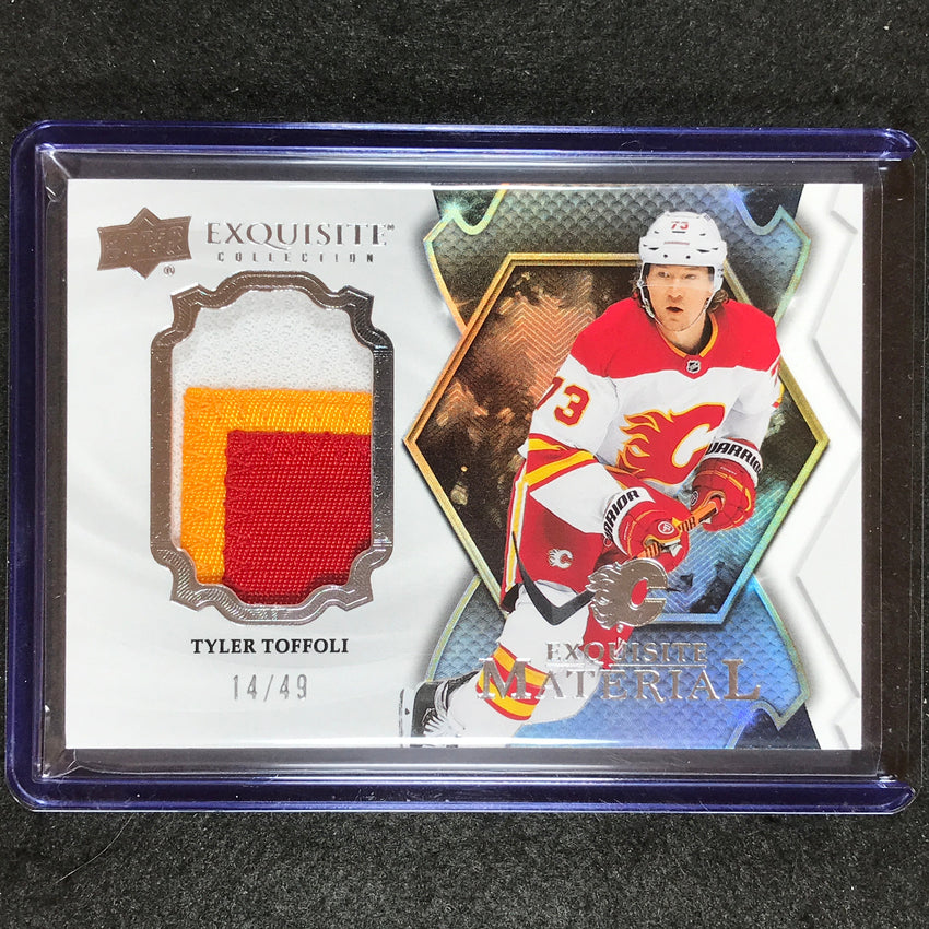 2023-24 Black Diamond NHL TYLER TOFFOLI Exquisite Materials Patch 14/49