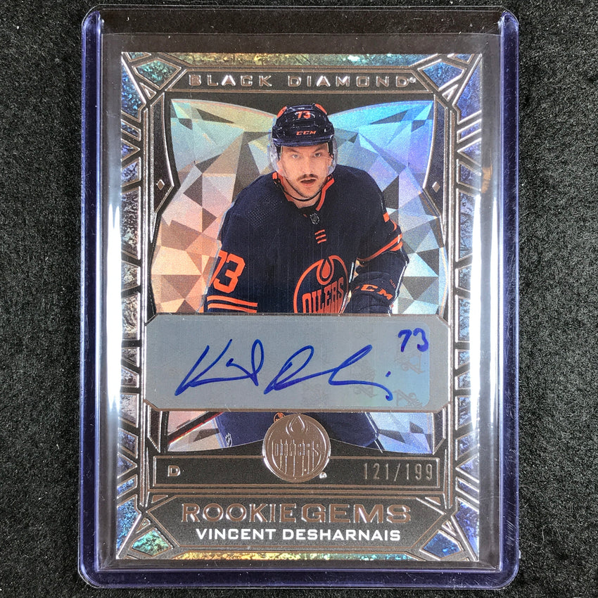 2023-24 Black Diamond NHL VINCENT DESHARNAIS Rookie Gem Signatures Auto 121/199