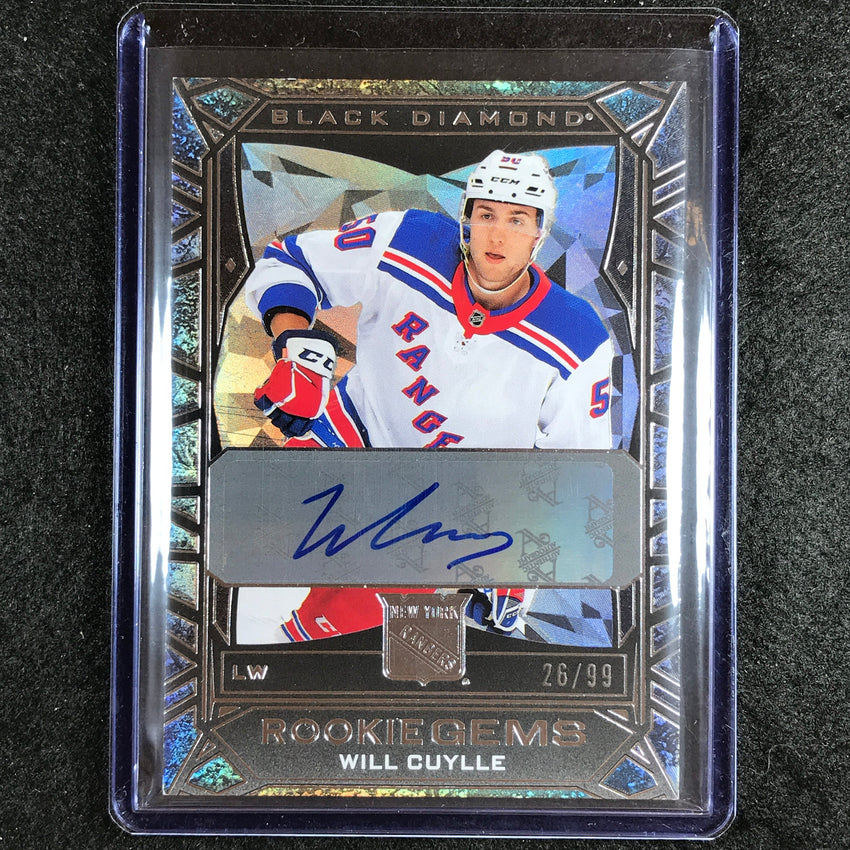 2023-24 Black Diamond NHL WILL CUYLLE Rookie Gem Signatures Auto 26/99
