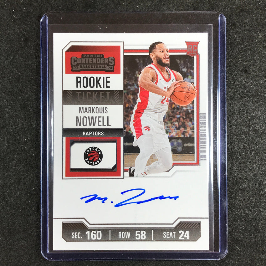 2023-24 Contenders MARKQUIS NOWELL Rookie Ticket Auto Base #136