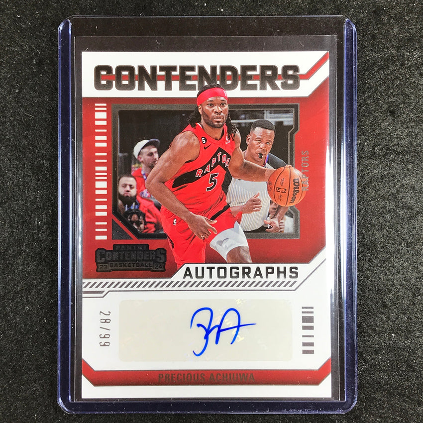 2023-24 Contenders PRECIOUS ACHIUWA Contenders Auto 28/99