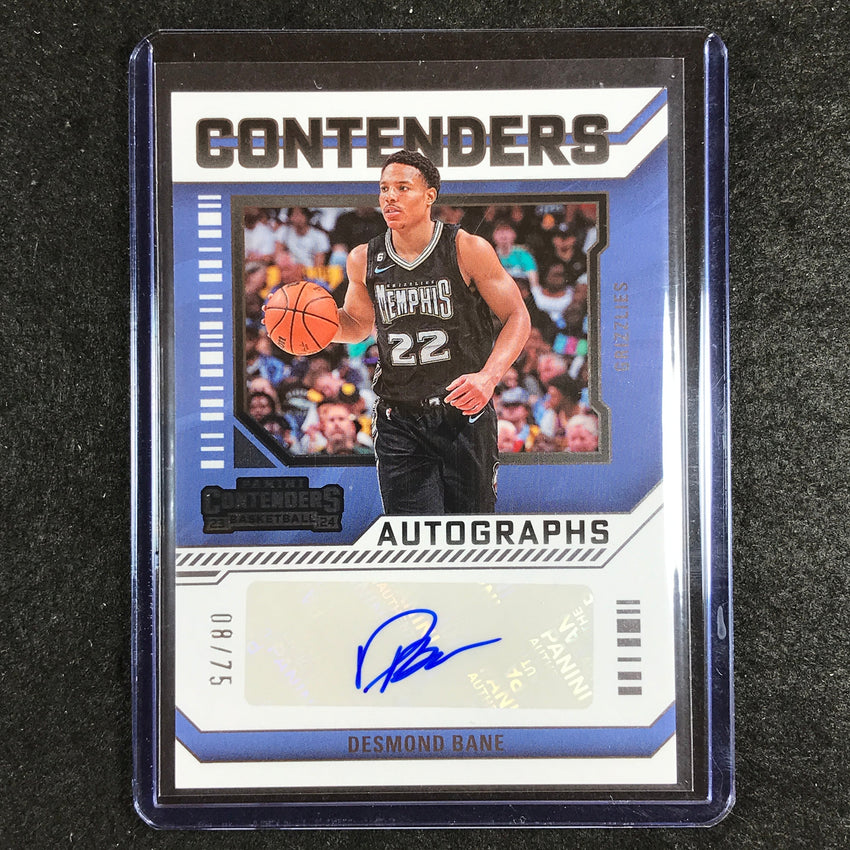2023-24 Contenders DESMOND BANE Contenders Auto 8/75