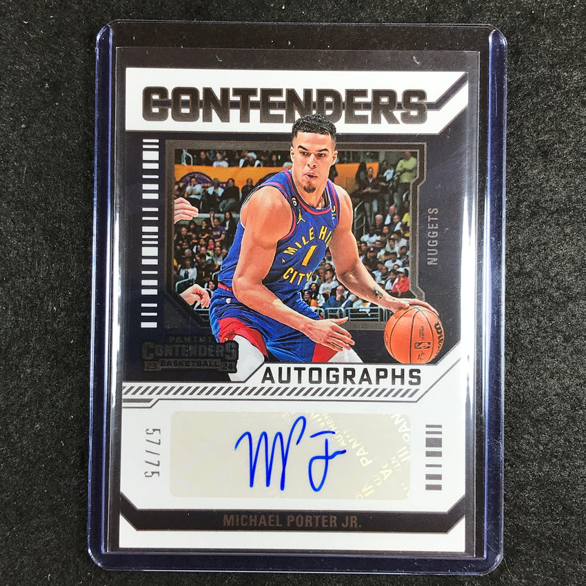 2023-24 Contenders MICHAEL PORTER JR. Contenders Auto 57/75