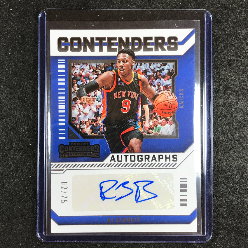 2023-24 Contenders RJ BARRETT Contenders Auto 2/75