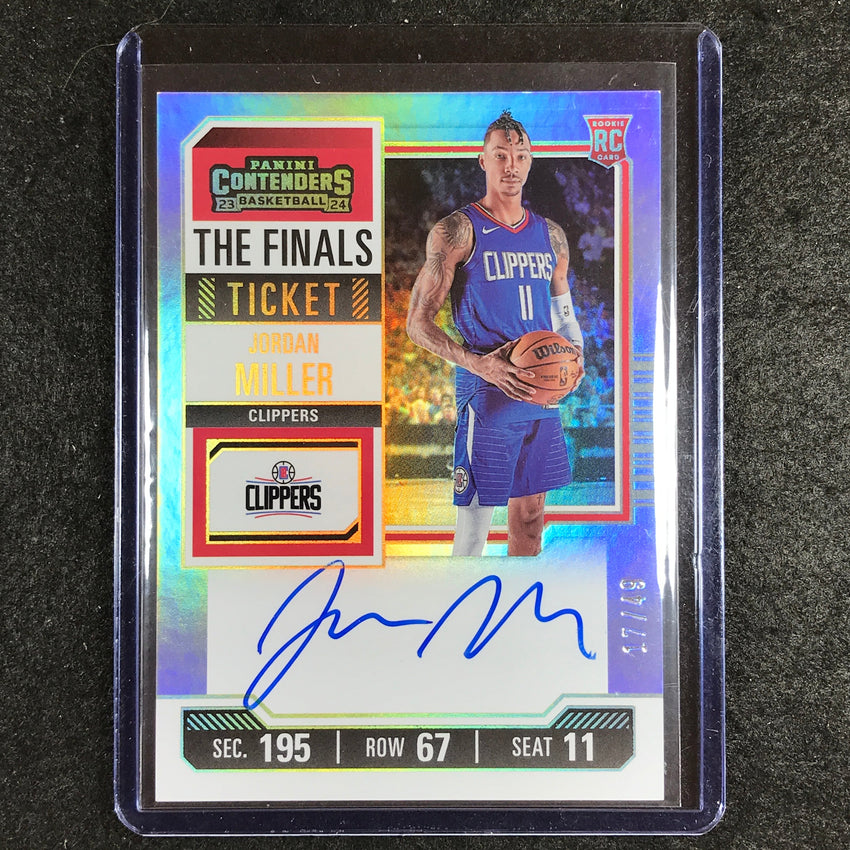 2023-24 Contenders JORDAN MILLER The Finals Rookie Auto 17/49