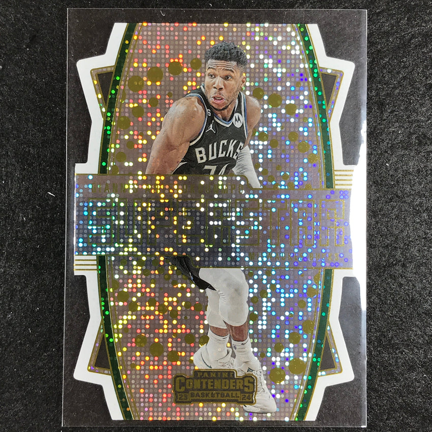 2023-24 Contenders GIANNIS ANTETOKOUNMPO Superstar Die-Cut Base #5