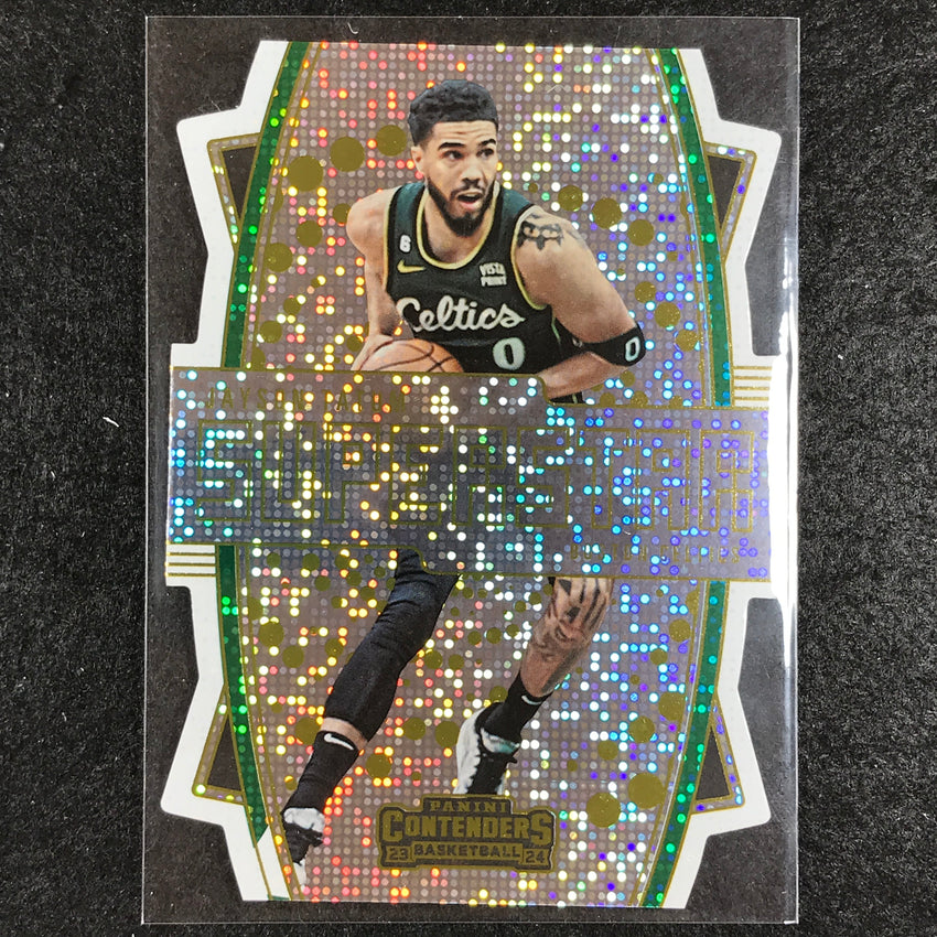 2023-24 Contenders JAYSON TATUM Superstar Die-Cut Base #6