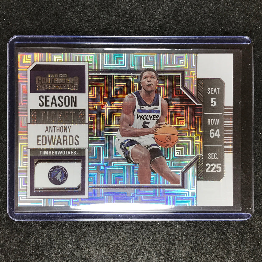 2023-24 Contenders ANTHONY EDWARDS Season Ticket Variation #62