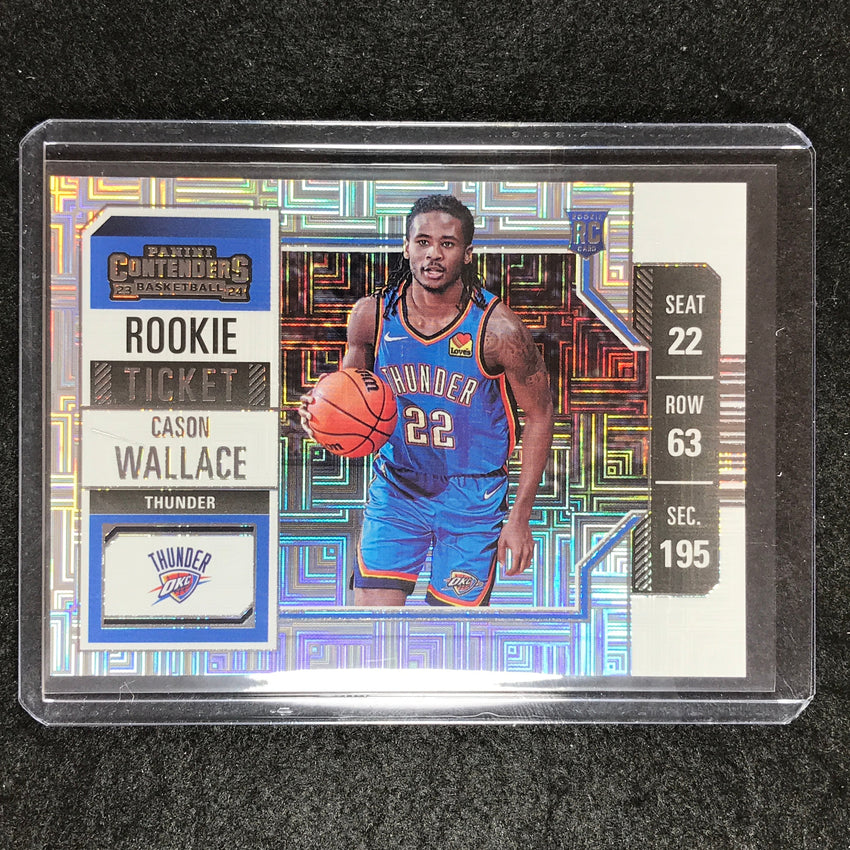 2023-24 Contenders CASON WALLACE Rookie Ticket Variation #123