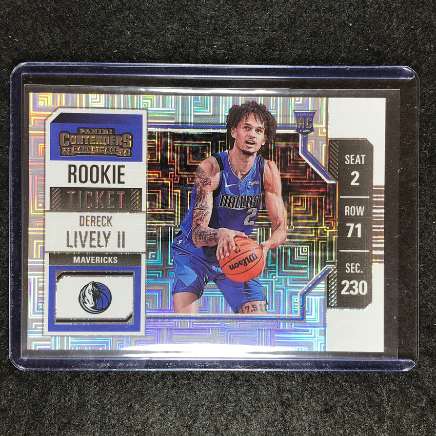 2023-24 Contenders DERECK LIVELY II Rookie Ticket Variation #143
