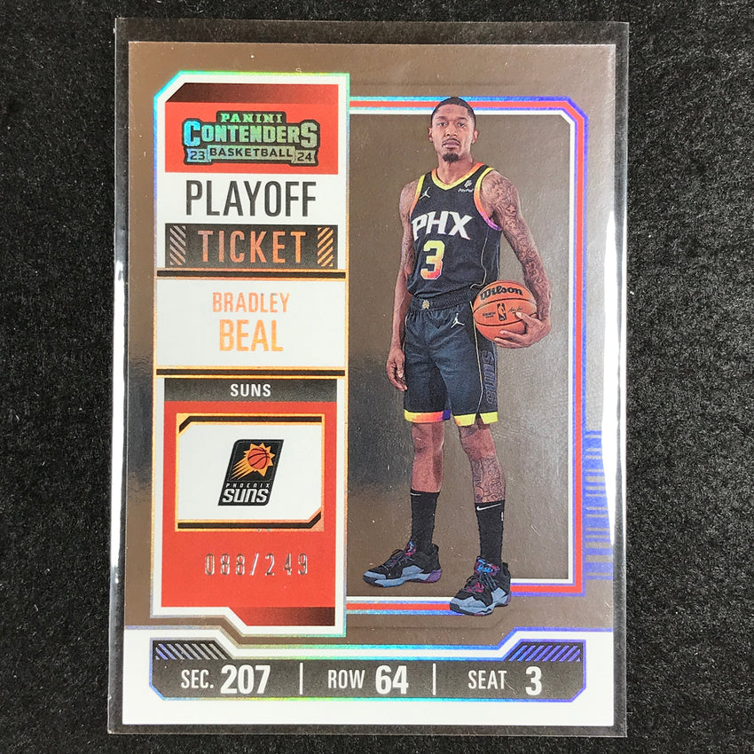 2023-24 Contenders BRADLEY BEAL Playoff Ticket 88/249