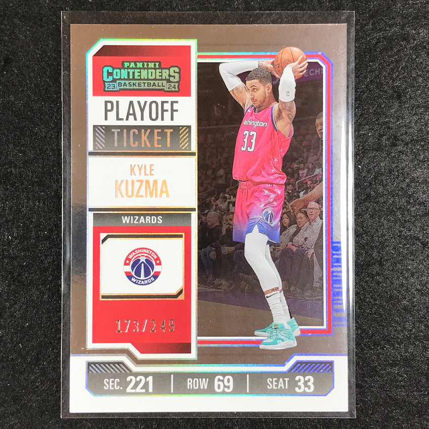 2023-24 Contenders KYLE KUZMA Playoff Ticket 173/249