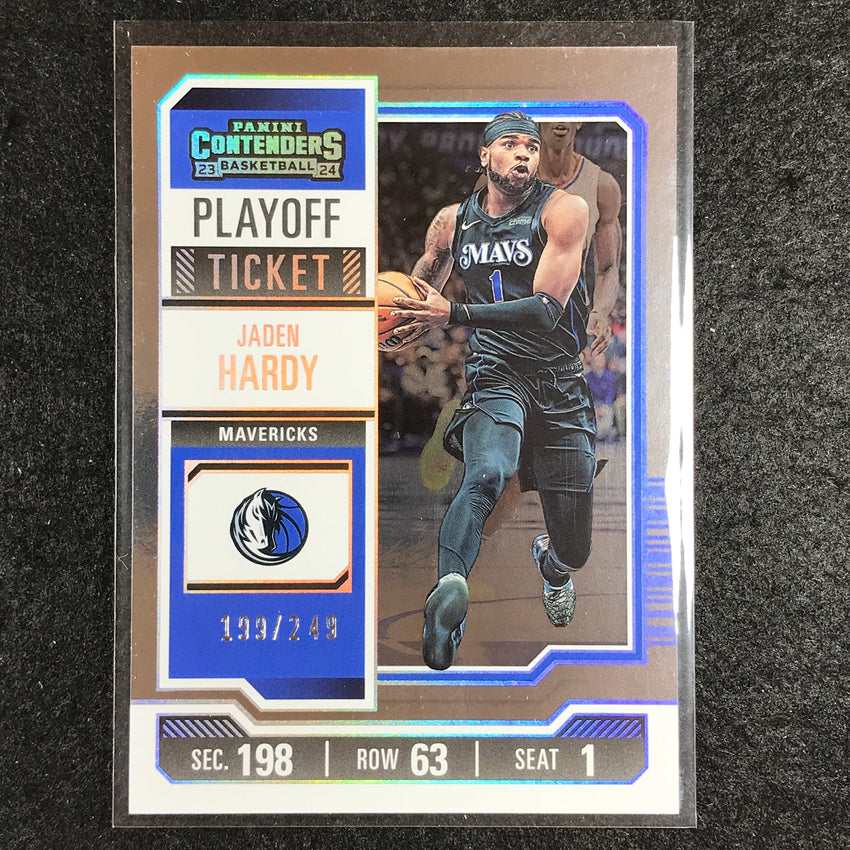 2023-24 Contenders JADEN HARDY Playoff Ticket 199/249