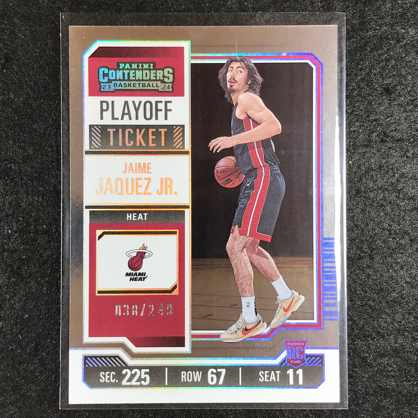 2023-24 Contenders JAIME JAQUEZ JR. Rookie Playoff Ticket 38/249
