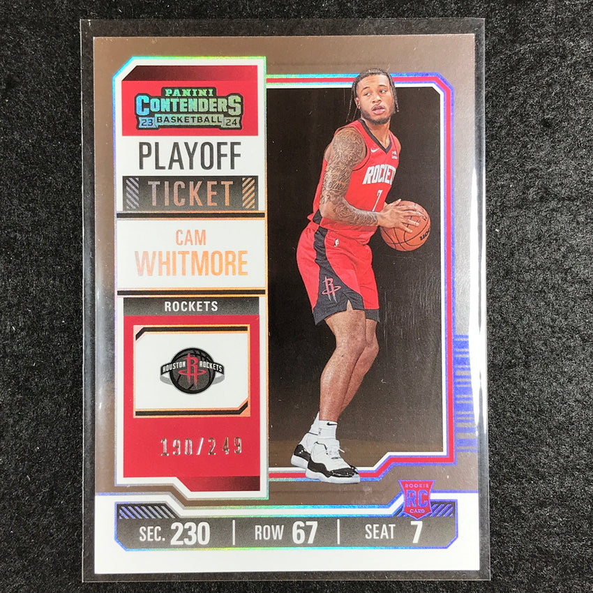 2023-24 Contenders CAM WHITMORE Rookie Playoff Ticket 190/249