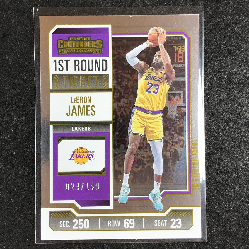 2023-24 Contenders LEBRON JAMES First Round Ticket 24/149