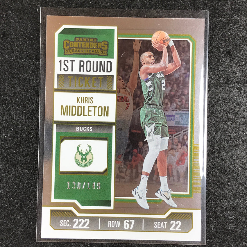 2023-24 Contenders KHRIS MIDDLETON First Round Ticket 130/149