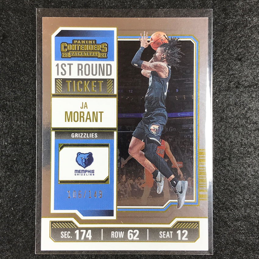 2023-24 Contenders JA MORANT First Round Ticket 106/149