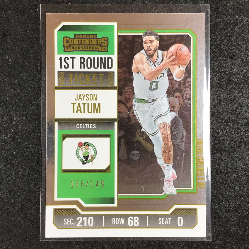2023-24 Contenders JAYSON TATUM First Round Ticket 106/149