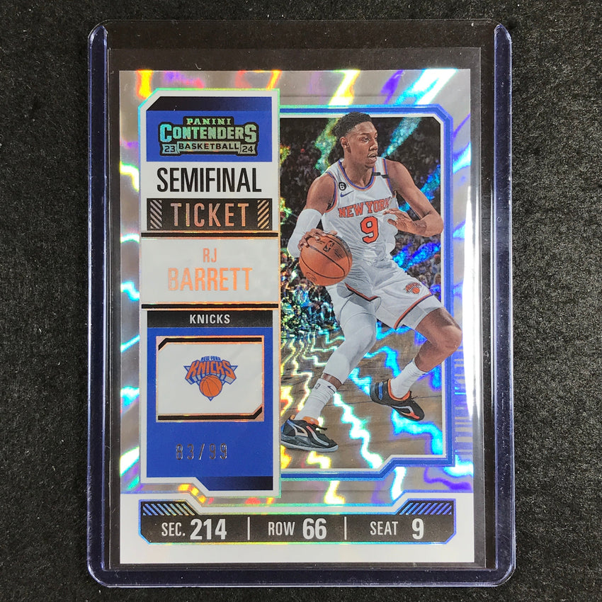 2023-24 Contenders RJ BARRETT Semifinal Ticket 83/99