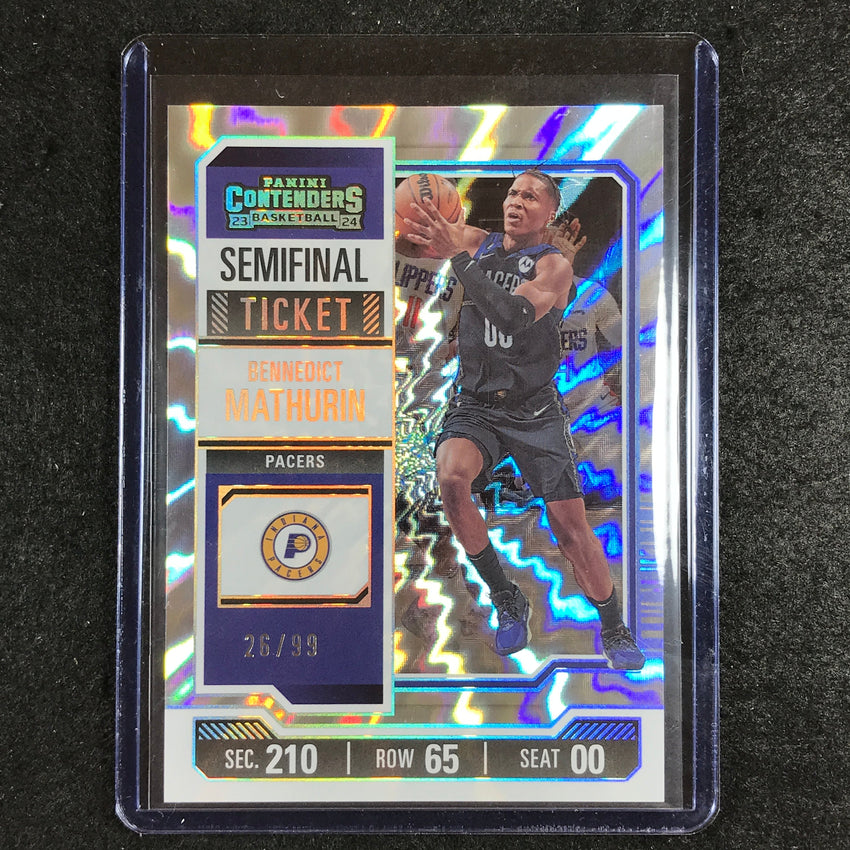 2023-24 Contenders BENNEDICT MATHURIN Semifinal Ticket 26/99