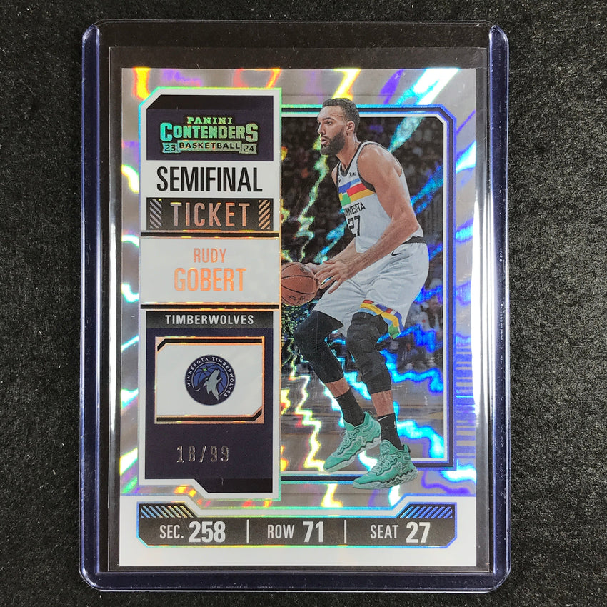2023-24 Contenders RUDY GOBERT Semifinal Ticket 18/99