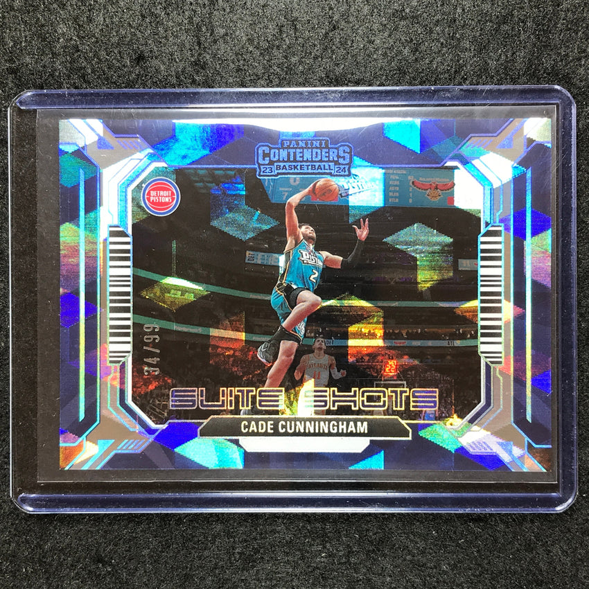 2023-24 Contenders CADE CUNNINGHAM Suite Shots Playoff Ticket 34/99