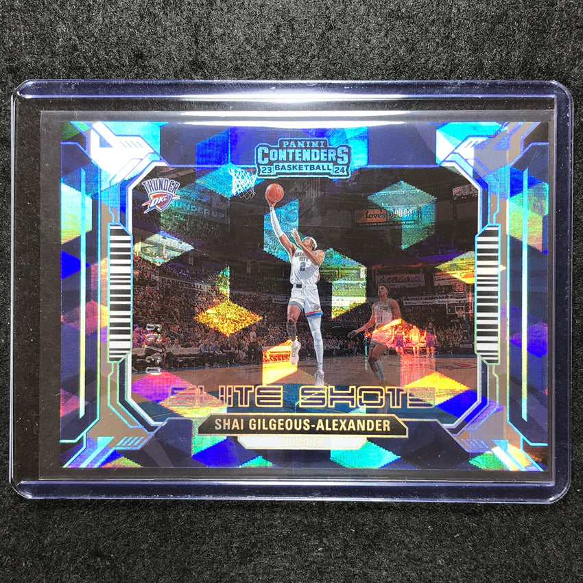 2023-24 Contenders SHAI GILGEOUS-ALEXANDER Suite Shots Playoff Ticket 3/99