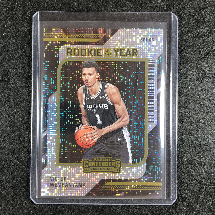 2023-24 Contenders VICTOR WEMBANYAMA Rookie of the Year Base #3