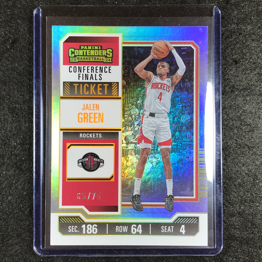 2023-24 Contenders JALEN GREEN Conference Finals Ticket 65/75