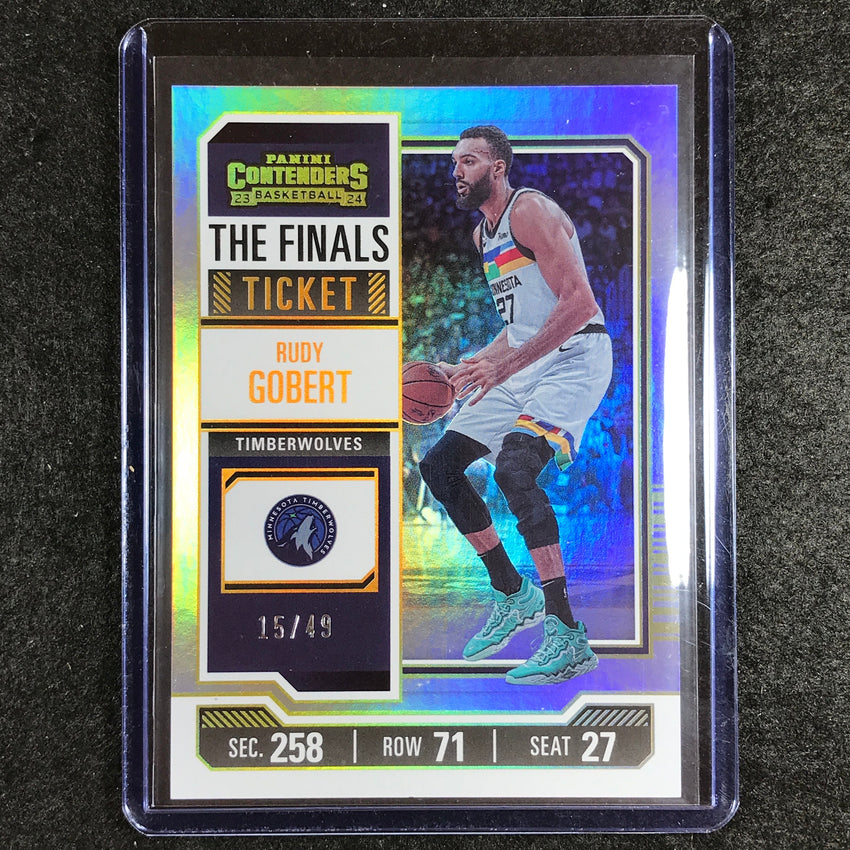 2023-24 Contenders RUDY GOBERT The Finals Ticket 15/49