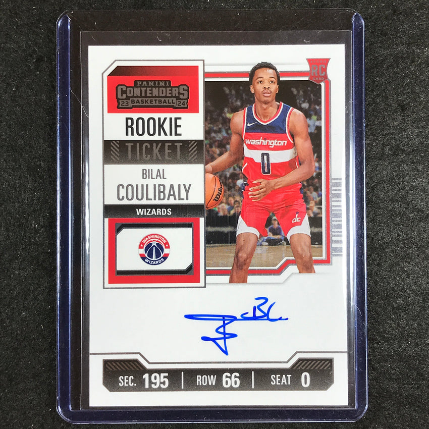 2023-24 Contenders BILAL COULIBALY Rookie Ticket Auto Base #113