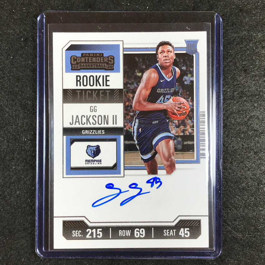 2023-24 Contenders GG JACKSON II Rookie Ticket Auto Base #127