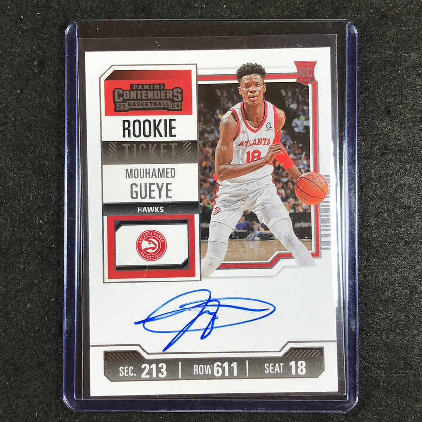 2023-24 Contenders MOUHAMED GUEYE Rookie Ticket Auto Base #135