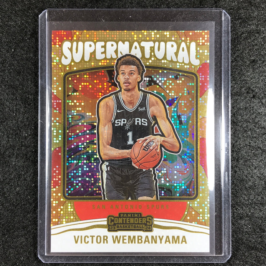 2023-24 Contenders VICTOR WEMBANYAMA Supernatural Rookie Base #1