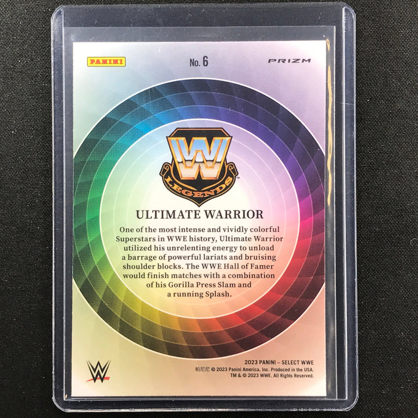 2023 Select Wwe Ultimate Warrior Color Wheel Ssp No 6