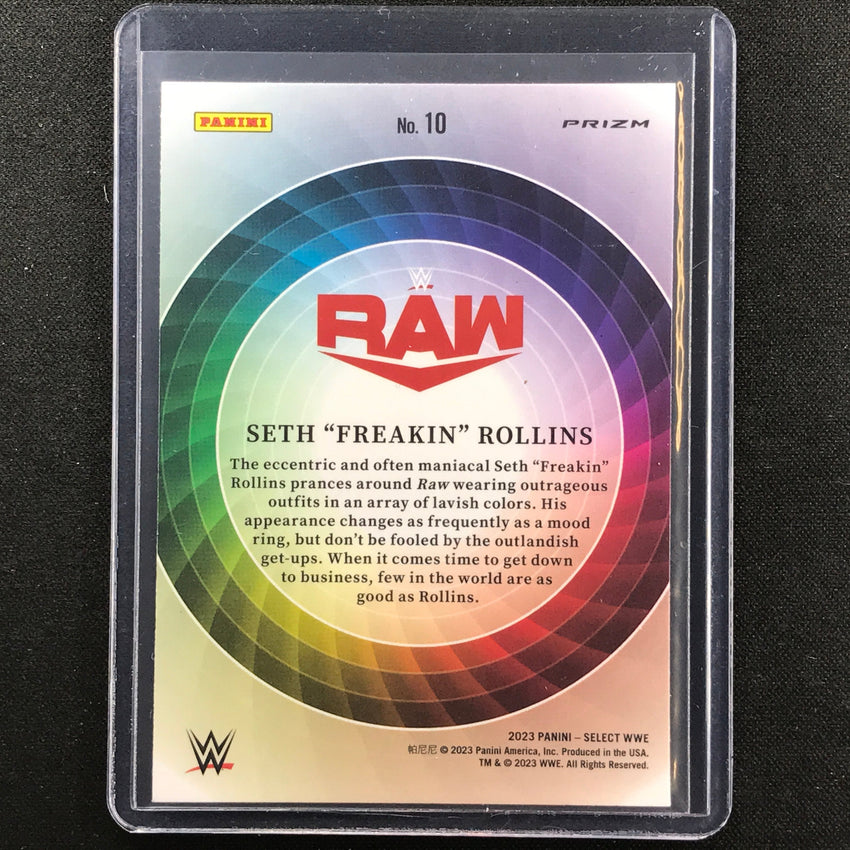 2023 Select Wwe Seth Freakin Rollins Color Wheel Ssp No 10