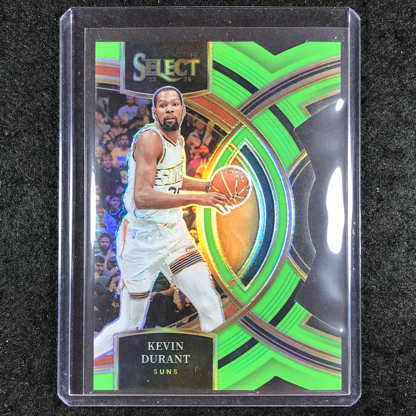 2023-24 Select KEVIN DURANT Premier Level Neon Green Die-Cut 18/75 #199