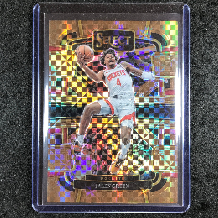 2023-24 Select JALEN GREEN Concourse Bronze Checker 10/49 #42